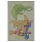 Fritz Klee, Composición abstracta, Alemania, 1955, Dibujo, Imagen 1
