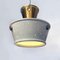 Mid-Century Italian Brass & Perforated Metal Pendant Lights from Fontana Arte, 1950s, Set of 2, Image 4