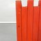 Mid-Century Italian Red Wooden Umbrella Stand by Sottsass for Poltronova, 1960s 12