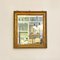 Antiker italienischer Spiegel mit Rahmen aus Holz & vergoldetem Rahmen, 1930er 3