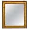 Antiker italienischer Spiegel mit Rahmen aus Holz & vergoldetem Rahmen, 1930er 1
