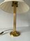 Large Fabric Shade & Brass Body Table Lamp by Eru, Germany, 1980s, Image 17