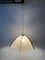 Grande Lampe à Suspension en Tissu et Bois par Domus, Italie, 1980s 14