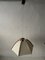 Large Fabric and Wood Pendant Lamp by Domus, Italy, 1980s 6