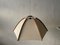 Large Fabric and Wood Pendant Lamp by Domus, Italy, 1980s 3