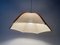 Large Fabric and Wood Pendant Lamp by Domus, Italy, 1980s 11