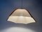Large Fabric and Wood Pendant Lamp by Domus, Italy, 1980s, Image 11