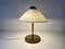 Mid-Century Modern Acrylic Glass and Brass Table Lamp, Germany, 1950s, Image 6