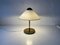 Mid-Century Modern Acrylic Glass and Brass Table Lamp, Germany, 1950s 9