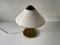 Mid-Century Modern Acrylic Glass and Brass Table Lamp, Germany, 1950s, Image 2
