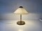 Mid-Century Modern Acrylic Glass and Brass Table Lamp, Germany, 1950s, Image 7