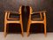 Mid-Century Model 49 Chairs in Teak & Brown Vinyl Upholstery by Erik Buch for Oddense Maskinsnedkeri / O.D. Møbler, Denmark, Set of 6, Image 2