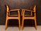Mid-Century Model 49 Chairs in Teak & Brown Vinyl Upholstery by Erik Buch for Oddense Maskinsnedkeri / O.D. Møbler, Denmark, Set of 6 3
