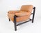 Danish Leather Lounge Chair, 1960s, Image 5