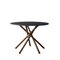 Tavolo da pranzo Hector 105 in linoleum nero di Eberhart Furniture, Immagine 1