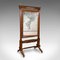 Antique English Walnut Cheval Shops Dressing Mirror, 1820 1