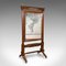 Antique English Walnut Cheval Shops Dressing Mirror, 1820, Image 1