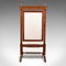 Antique English Walnut Cheval Shops Dressing Mirror, 1820, Image 5