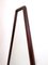 Mid-Century Italian Triangular Mirror with a Molded Solid Walnut Frame, Image 5