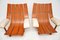 Leder & Teak Housemaster Sessel von G-Plan, 1960er, 2er Set 8