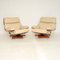 Leather & Teak Housemaster Armchairs from G-Plan, 1960s, Set of 2 1