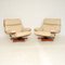 Leder & Teak Housemaster Sessel von G-Plan, 1960er, 2er Set 1