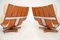 Leather & Teak Housemaster Armchairs from G-Plan, 1960s, Set of 2 7