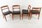 Vintage Danish Teak Dining Chairs by Kjærnulf for Vejle Møbelfabrik, 1960s, Set of 4, Image 3