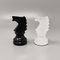 Italian Black and White Chess Set in Volterra Alabaster Handmade with Box, 1960s, Set of 33, Image 10
