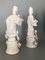 Eastern White Ceramic Couple Figurines, Set of 2 12