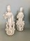 Eastern White Ceramic Couple Figurines, Set of 2 1