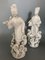 Eastern White Ceramic Couple Figurines, Set of 2 3