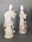 Eastern White Ceramic Couple Figurines, Set of 2 4