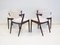 Model 42 Dining Chairs with White Upholstery by Kai Kristiansen for Schou Andersen, Set of 4, Image 5