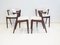 Model 42 Dining Chairs with White Upholstery by Kai Kristiansen for Schou Andersen, Set of 4, Image 4