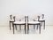 Model 42 Dining Chairs with White Upholstery by Kai Kristiansen for Schou Andersen, Set of 4 2