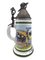 Antique Beer Pitcher in Porcelain and Pewter, Image 4