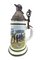 Antique Beer Pitcher in Porcelain and Pewter, Image 1