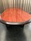 Großer elliptischer Tisch aus massivem Palisander und Mahagoni Feder Design, Italien, 1960 11