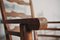 Poltrone vintage in legno con seduta bassa in paglia, anni '20, set di 2, Immagine 6