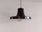 Brown Metal Pendant Lamp with Perspex Diffuser for AB Fagerhult, Sweden, Image 1
