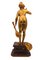 Escultura francesa de una parisina, bronce con base de madera, Imagen 10