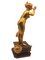 Escultura francesa de una parisina, bronce con base de madera, Imagen 2