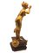 French Sculpture of a Parisine, Bronze with Wood Stand 2