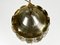 Brass with Textured Glass Pendant Light from Vitrika, Denmark, 1960s, Image 5