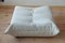 White Leather Togo Living Room by Michel Ducaroy for Ligne Roset, Set of 5 2