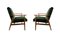Mid-Century Green Armchair by Henryk Lis, 1960s, Set of 4 11