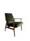 Mid-Century Green Armchair by Henryk Lis, 1960s, Set of 4 1