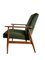 Fauteuil Mid-Century Vert par Henryk Lis, 1960s, Set de 4 2