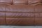 Kentucky Brown Leather Togo 2-Seat & 3-Seat Sofa Set by Michel Ducaroy for Ligne Roset, 1970s, Set of 2 3